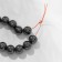 Beads on threads ball No. 10 "Gematite", 40 beads