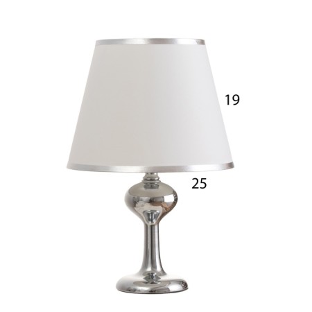 Table lamp "Sarma" 1x60W E27 chrome 25x25x40cm Risalux-5
