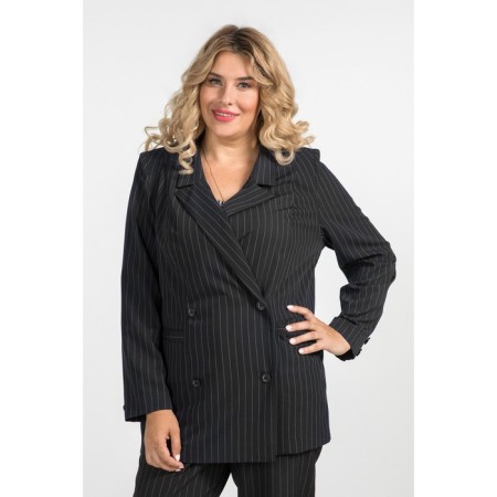 Female jacket, size 52, black color-4