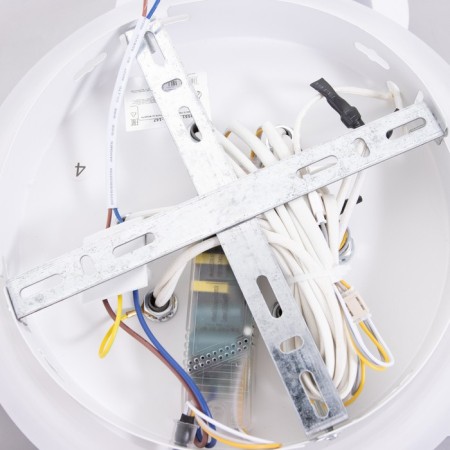 Causteen from the remote control 1904/3 LED 76W Dimmer white 57x57x10 cm Bayerlux-21