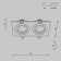 The built-in lamp Technical DL024-2-02W, 2x50W, 17.5x9.2x2.5 cm, GU10, white color