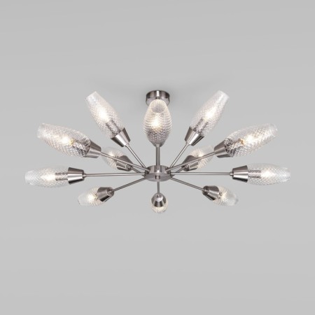 Ceiling chandelier with Thalia, 60W, E14, 98x98x55 cm