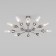 Ceiling chandelier with Thalia, 60W, E14, 98x98x55 cm