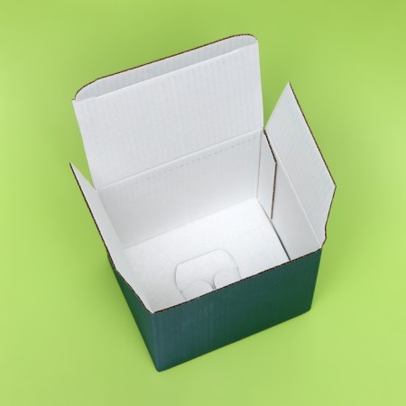 Box under a mug, without a window, emerald 12 x 9.5 x 12 cm-3
