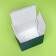 Box under a mug, without a window, emerald 12 x 9.5 x 12 cm