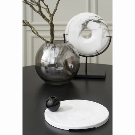 Serving dish Liberty Jones Marm, D = 20 cm, white marble-8