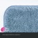 A set of mats for the bathroom IDDIS, 50x80 cm, 50x50 cm, microfiber, blue color