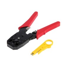 Crimper Lom, 200 mm, for compressing computer RJ-45 and telephone RJ-11/12 terminals