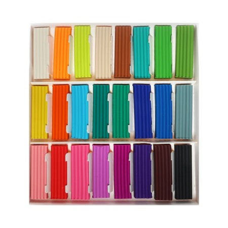 Plasticine 24 -ZV 480g Brauberg Kids, with a stack. High quality-1