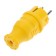 The fork is direct moisture -proof, C/s, 16A. IP44, yellow rubber rubber