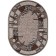 Oval Merinos Gavana carpet, size 100x200 cm, color Beige