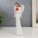 Souvenir Polystone "Angel-girl with a red heart" mix 25 cm