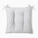 Siddle on the chair Ethel Home 42x42 cm, col. light gray, 100% hl, sarzha 190 g/m2