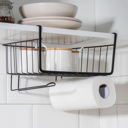 Basket suspended share "Loft", 28.5 × 24 × 17.5 cm, black color-2