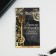 Desser fork fornication to the Horty Grandfather, on a gift postcard, 12 x 2 cm.