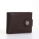 Male purse on a magnet, brown color