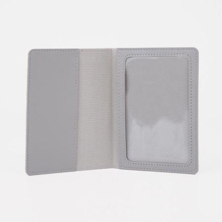Passport cover, gray color-2
