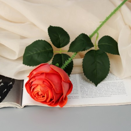 Artificial flowers "rose lady cascade, with spikes" 57x8 cm, orange