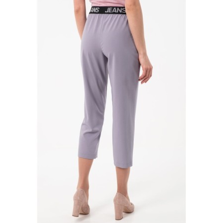 Female trousers, size 44, gray color-3