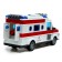 The radio -controlled ambulance machine, lighting effects, works from batteries