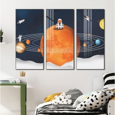 Sticker Plastic Interior triptych 