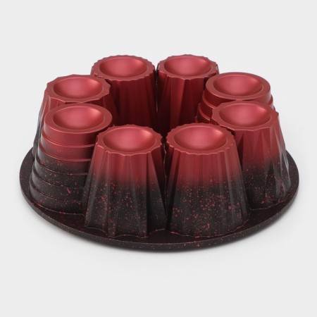 Baking form 26x8 cm galaxy color red color