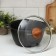 Pan Granit Ultra (Original), 4 l, d = 26 cm, h = 19 cm, glass cover, anti -stick coating, brown color
