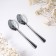 A set of spoons with an engraving “happy pair”, 15.5 x 25.5 cm.