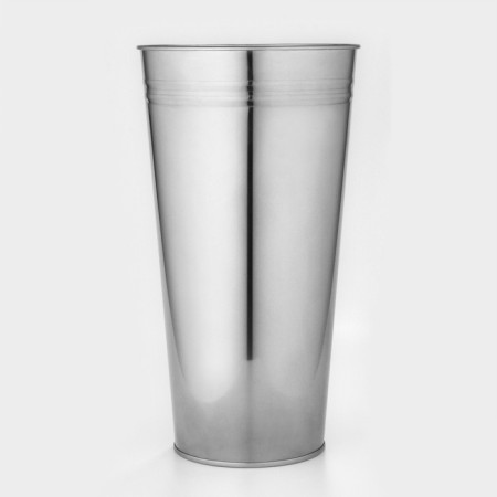 Vazon without pens, 9 l, h = 39 cm, stainless steel, GOST-1