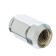Wheel nut 14 × 1.5 turnkey 19 mm, cone, closed, chrome, packing 20 pcs