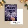 Postcard-Mini "Fairy Tale!", Figure on glass, 6 x 8 cm, New Year