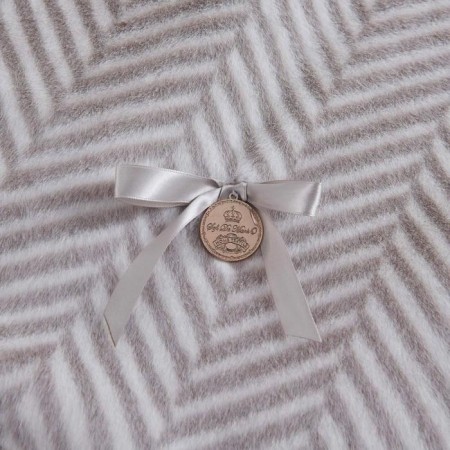 Florence bedspread, size 220x240 cm, gray color-3