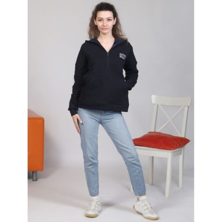 Female Hoods Dizzy, size 48, dark blue color-1