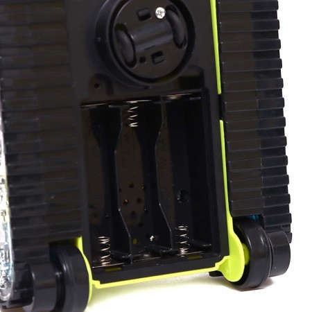 Robot with gelates "minibot", Russian voiceing, light effects, green color-5