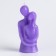 Figure candle "Lovers", 12 cm, lavender