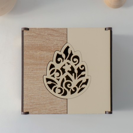 New Year's box combined "leaf" 10.5x10x7 cm-2