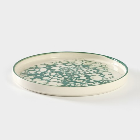 Ceramic plate "Foam", D = 22 cm-1