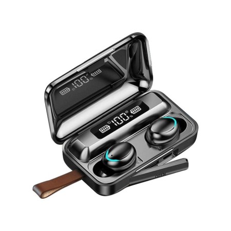 Headphones F9-5 VBT 1.28, wireless, vacuum, waterproof, BT 5.0, 800 mAh, black-1