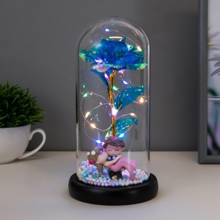 Nightlight "Fighting couple" LED from batteries 3haaa 11x11x21.5 cm Risalux-1
