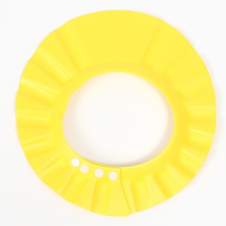 Bathing visor, adjustable, yellow color-2