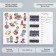 Stickers Paper "Cosmonauts" set 2 sheets 20x15 cm