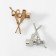 Brooch "hairdresser" mini, color mix (indivisible packing 12 pcs., Price per pcs.)