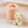 Mold Silicone "Bear Closed Eyes" (Presid. 4x3.5x4.5 cm)