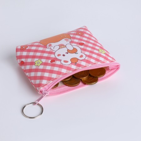 Monetnik's wallet with a zipper, color mix-4