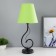Lamp table Marseille 1x15W E14 18x18x42cm Black/Apple Risalux
