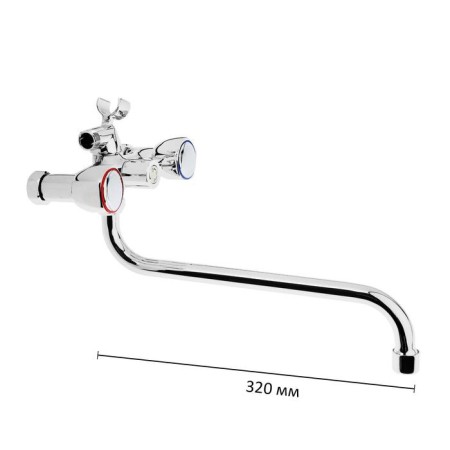Accoona A87180 bathtub, two -wound, chrome-1