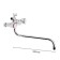 Accoona A87180 bathtub, two -wound, chrome