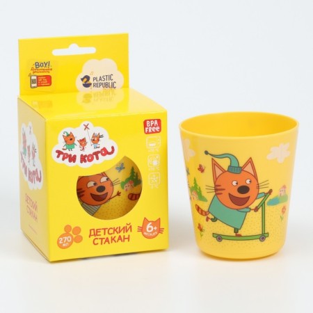 Children's glass three cats, 270 ml-8