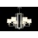 Crystal Lux, Nicolas 3400/306, E14, 6x60 W, 48.8x74x74 cm, Nickel color