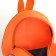 Baby backpack on lightning, orange color